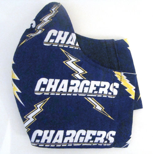 Chargers Face Mask 3 Layer Cloth