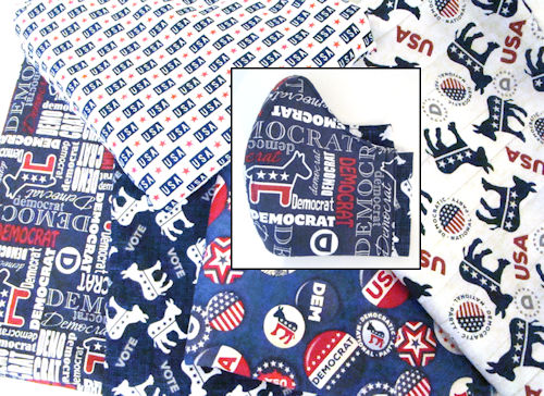 Democrat and Patriotic Print Fabrics