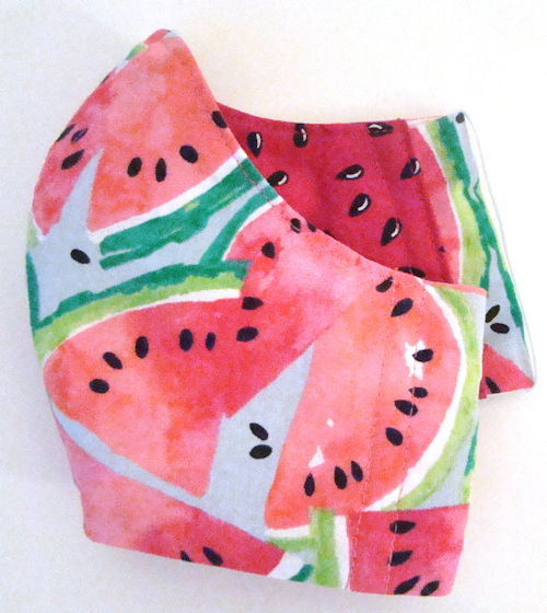 Watermelon Print Face Mask